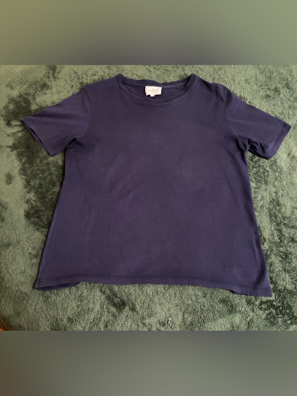 Sezane Navy Medium T-Shirt